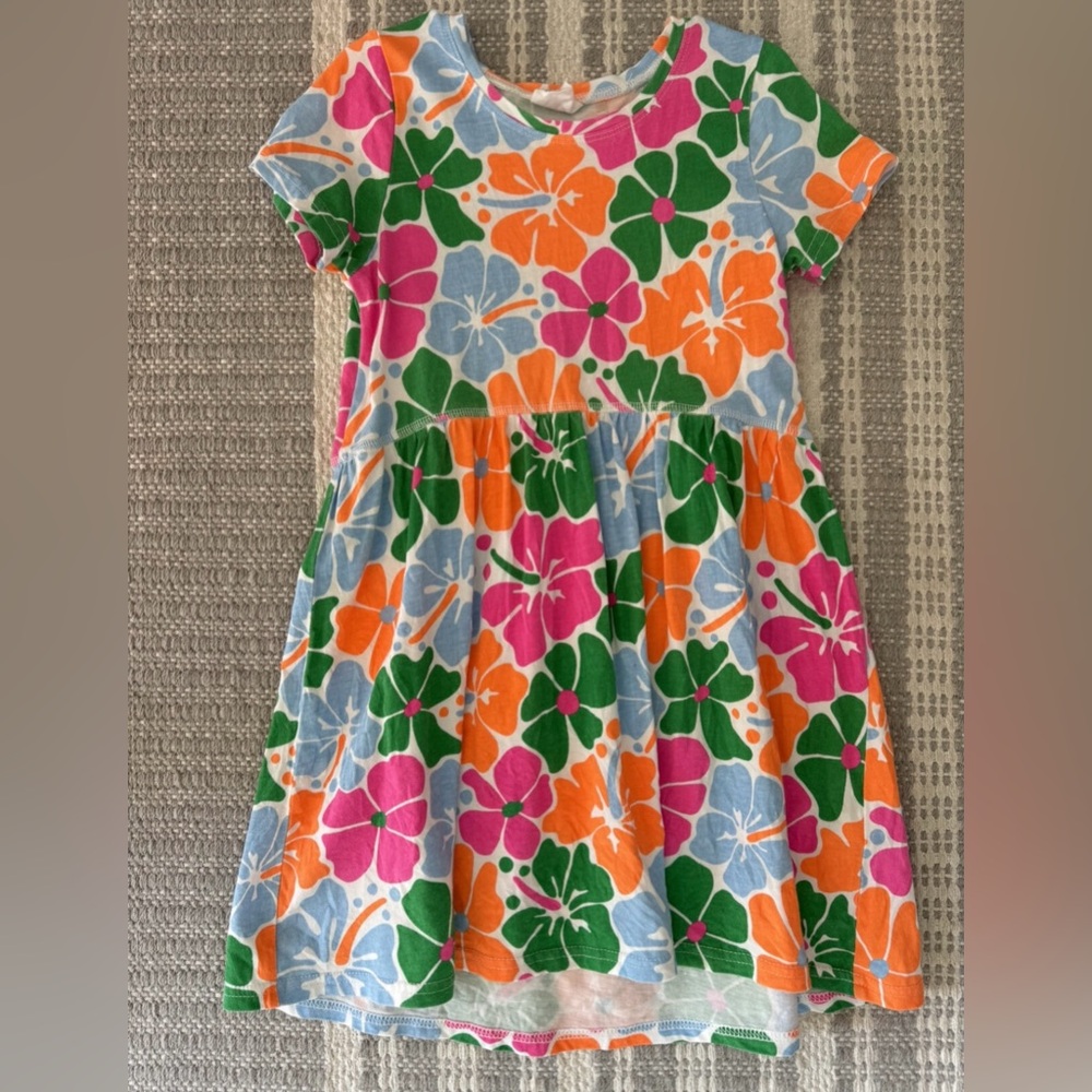 Cotton on hibiscus dress